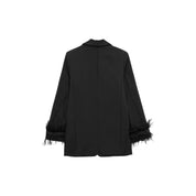 BLAZER BLACK FEATHERS JW